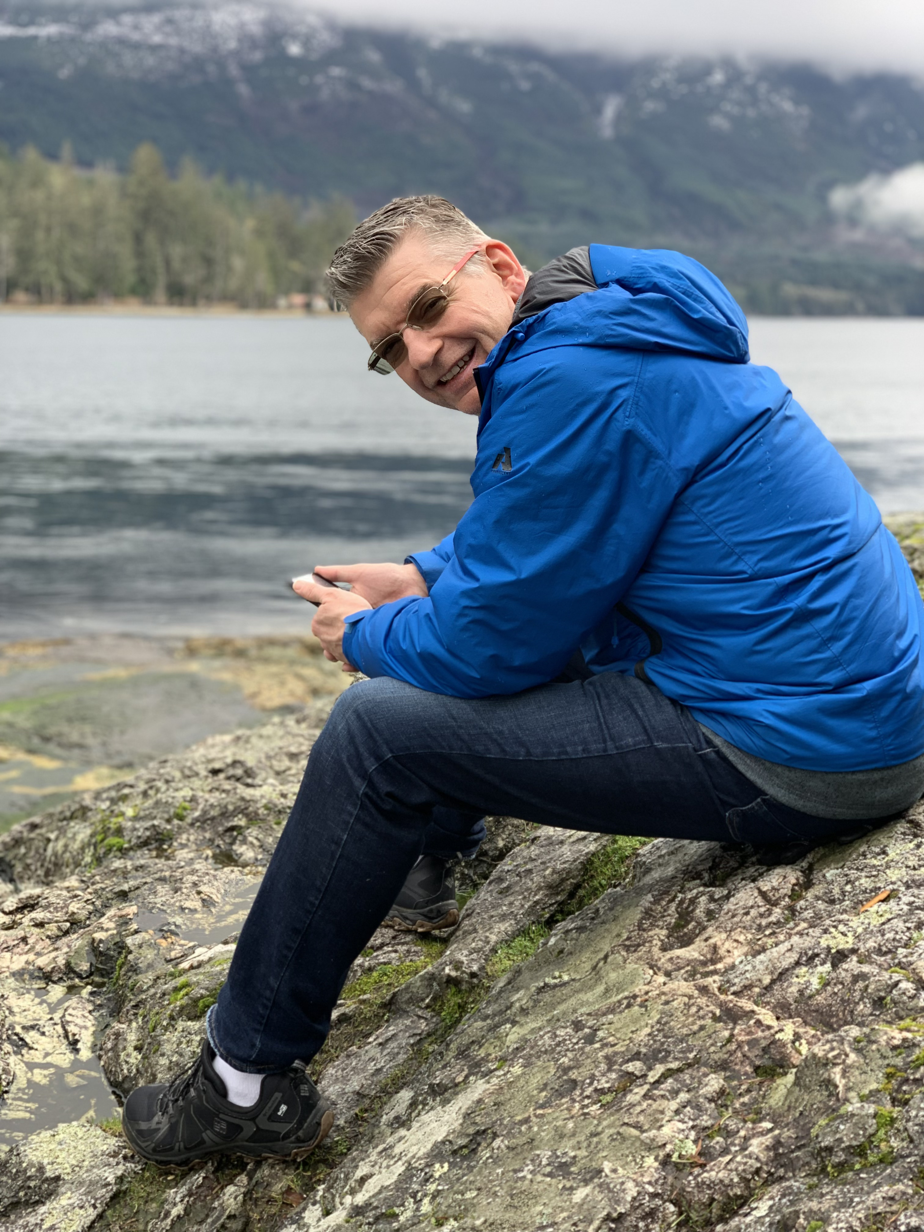 Iain Black enjoying his life in British Columbia